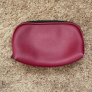 Red Nordstrom Cosmetic Bag